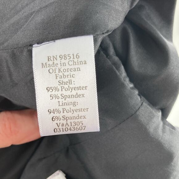 Coldwater Creek Womens Black Moody Floral Sleeveless Formal Party Dress 10 New - Picture 9 of 9